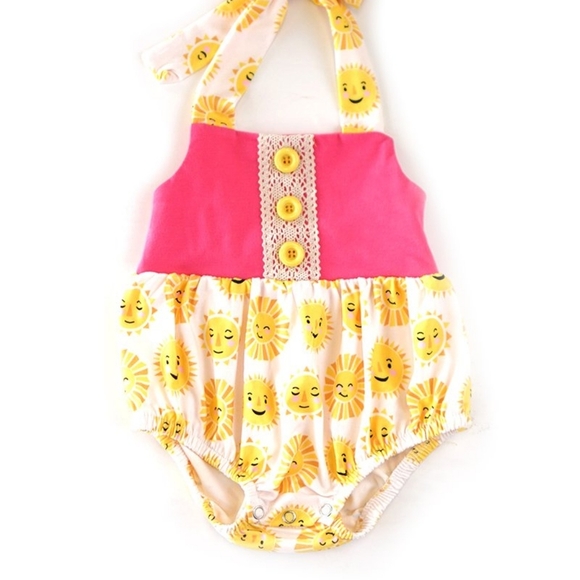 boutique Other - Sunshine baby romper! New!
